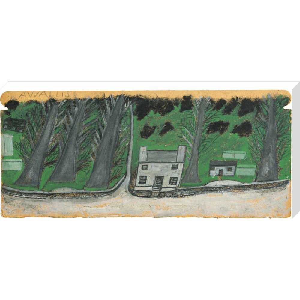 House with trees - Art print