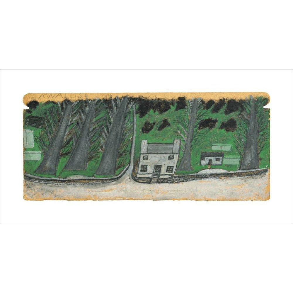 House with trees - Art print