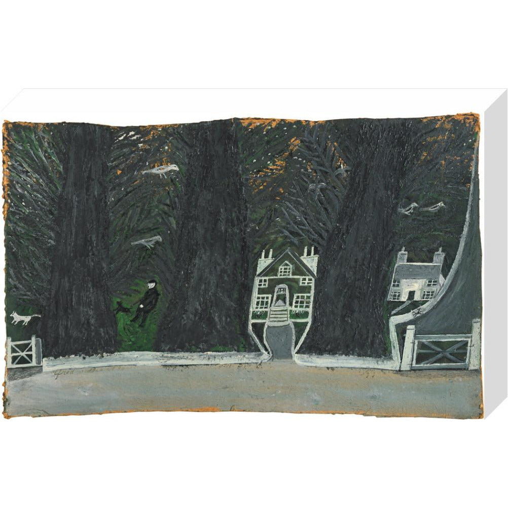 Cottages in a wood - Art print