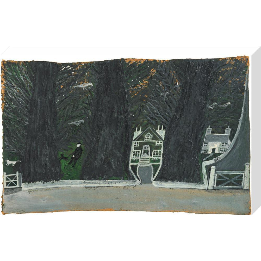 Cottages in a wood - Art print