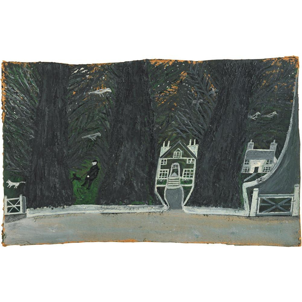 Cottages in a wood - Art print