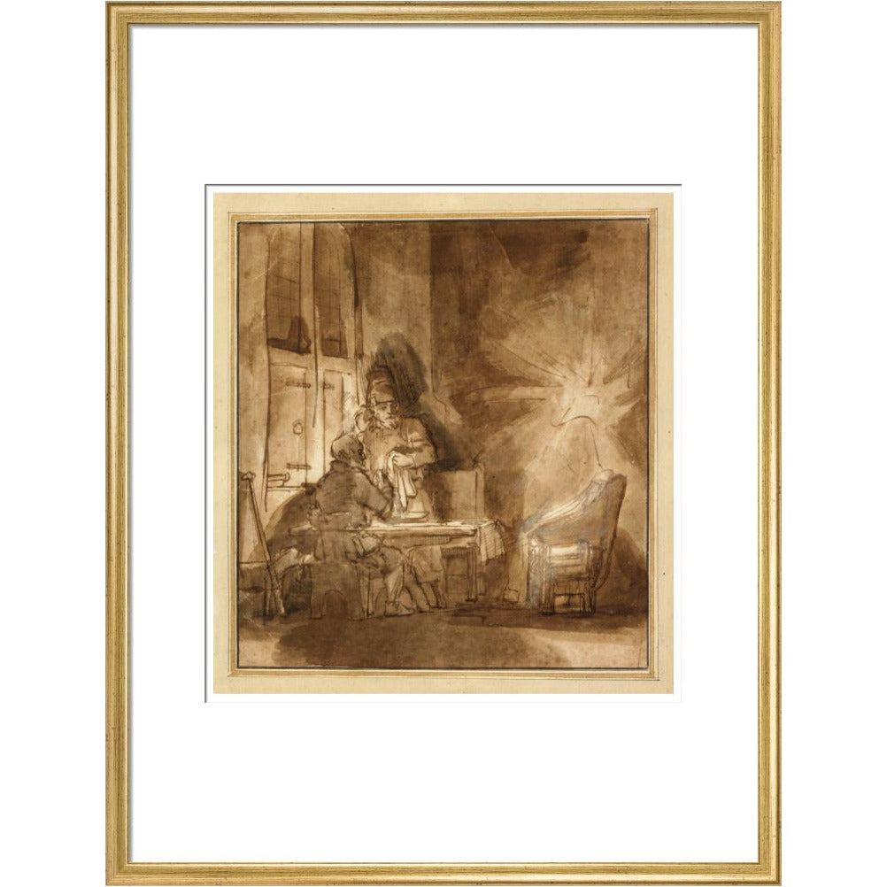 The Supper at Emmaus - Art print