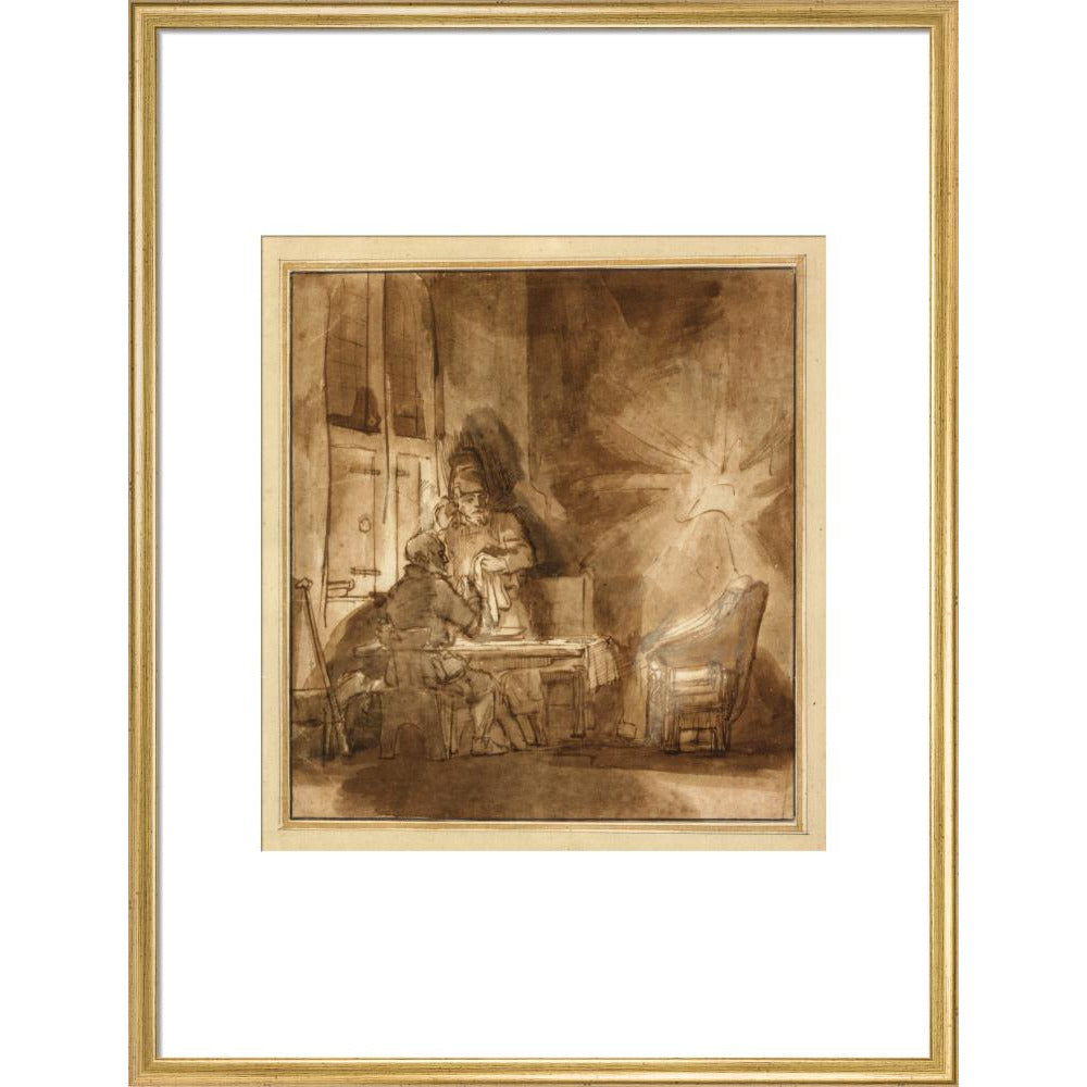 The Supper at Emmaus - Art print