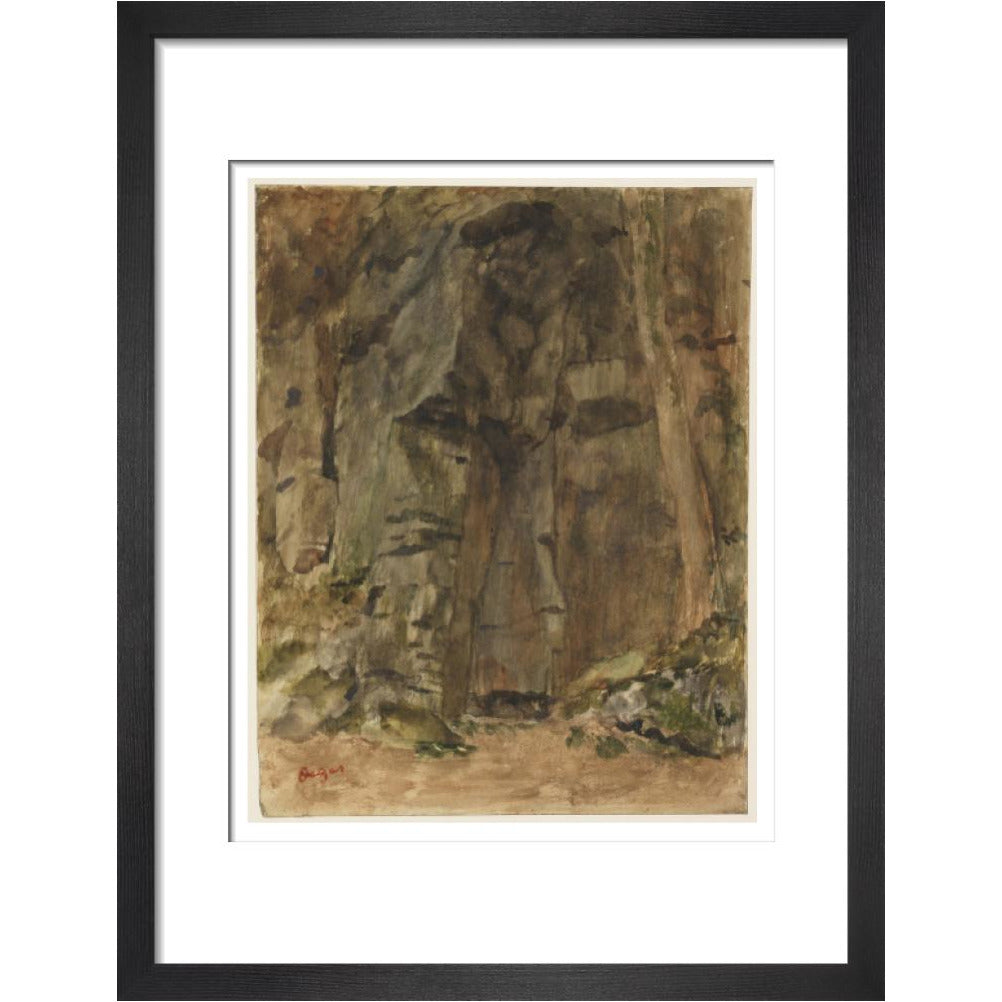 Rocks at Bagnoles-De-L'Orne - Art print