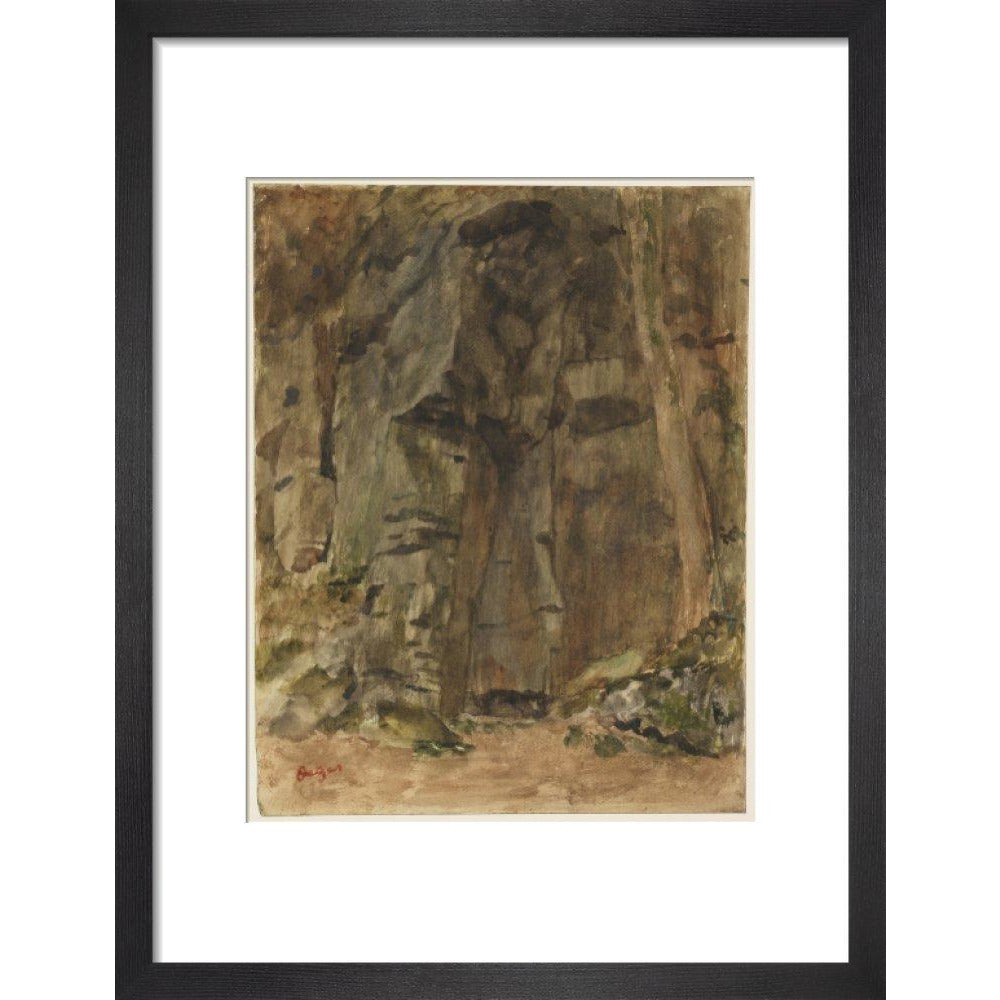Rocks at Bagnoles-De-L'Orne - Art print
