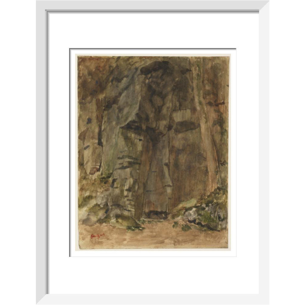Rocks at Bagnoles-De-L'Orne - Art print