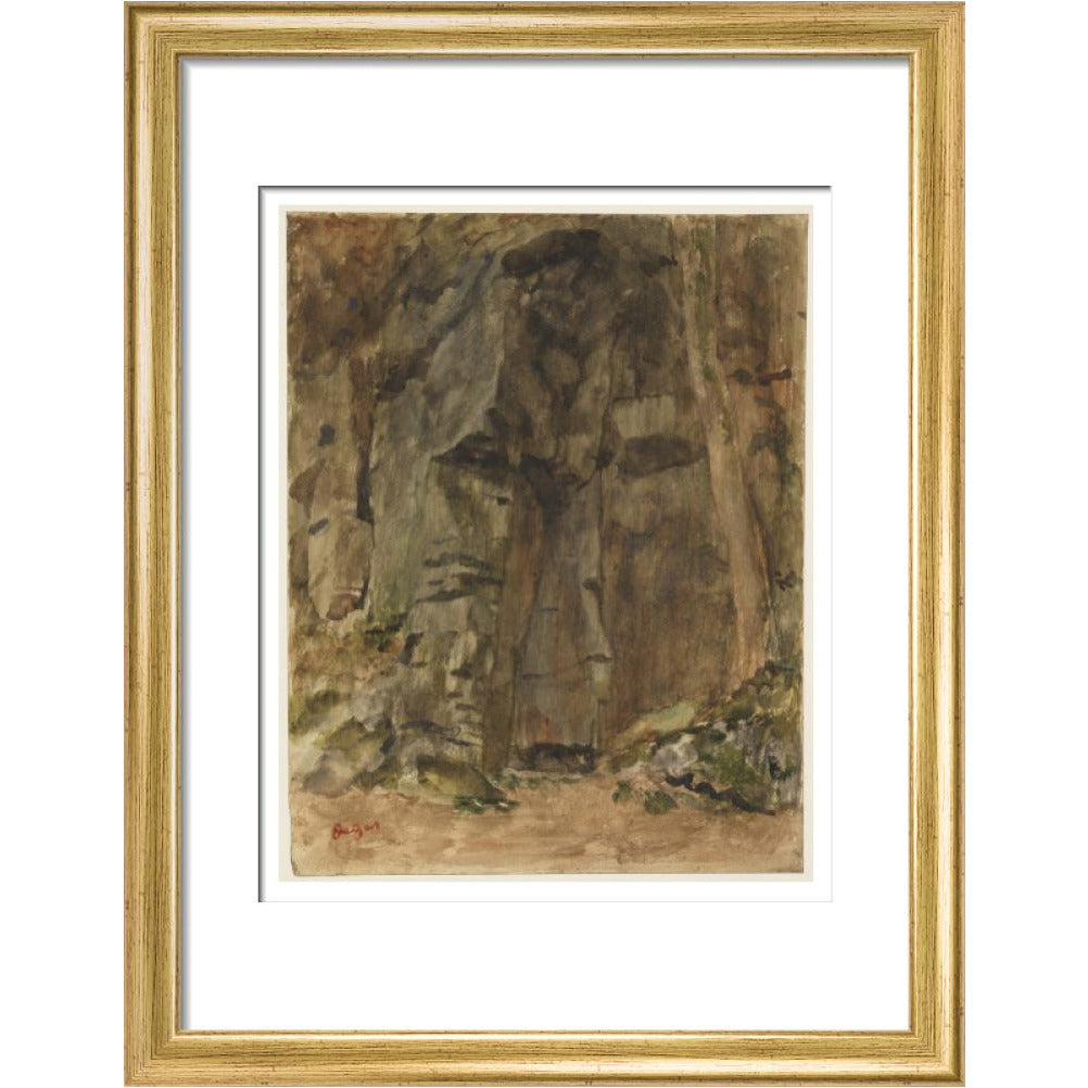 Rocks at Bagnoles-De-L'Orne - Art print