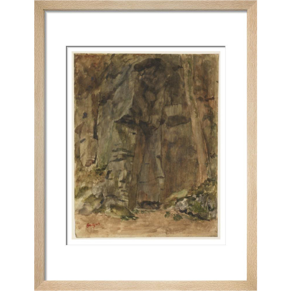 Rocks at Bagnoles-De-L'Orne - Art print