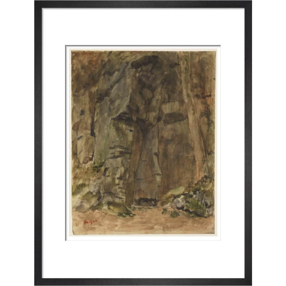Rocks at Bagnoles-De-L'Orne - Art print