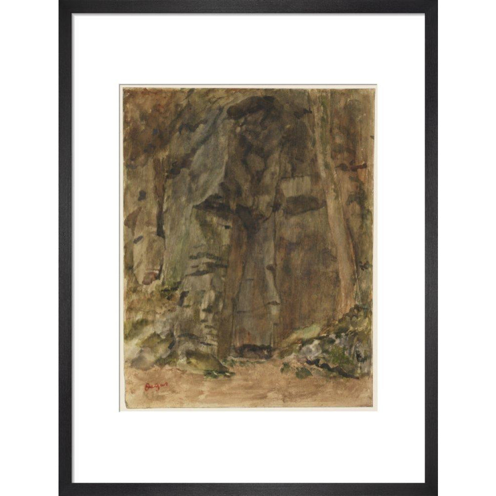 Rocks at Bagnoles-De-L'Orne - Art print