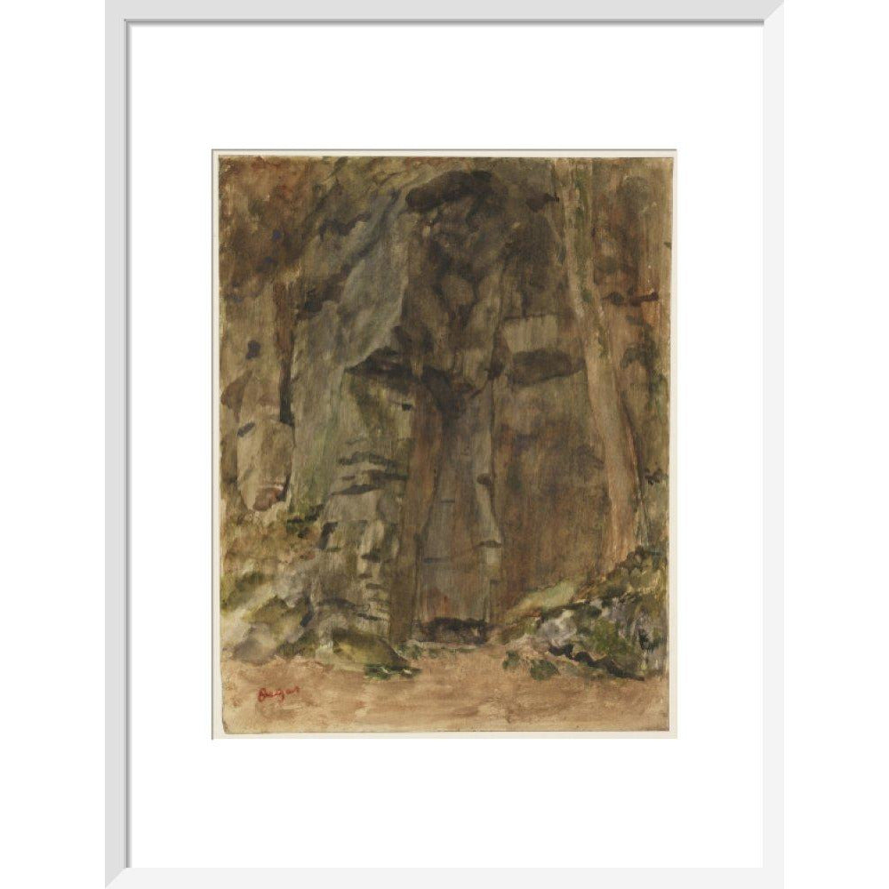 Rocks at Bagnoles-De-L'Orne - Art print