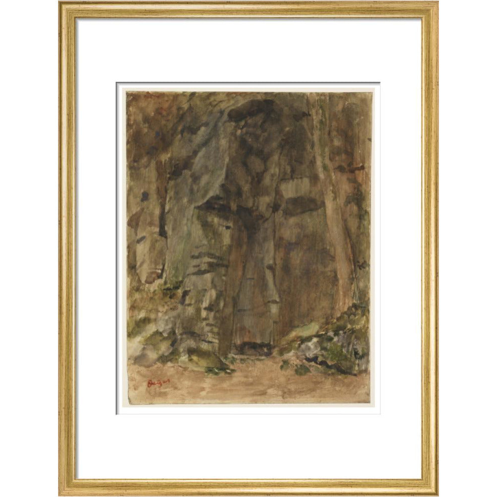 Rocks at Bagnoles-De-L'Orne - Art print