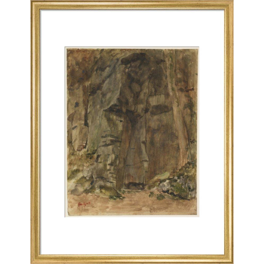 Rocks at Bagnoles-De-L'Orne - Art print
