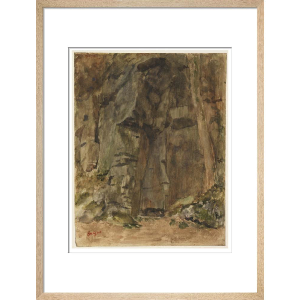 Rocks at Bagnoles-De-L'Orne - Art print
