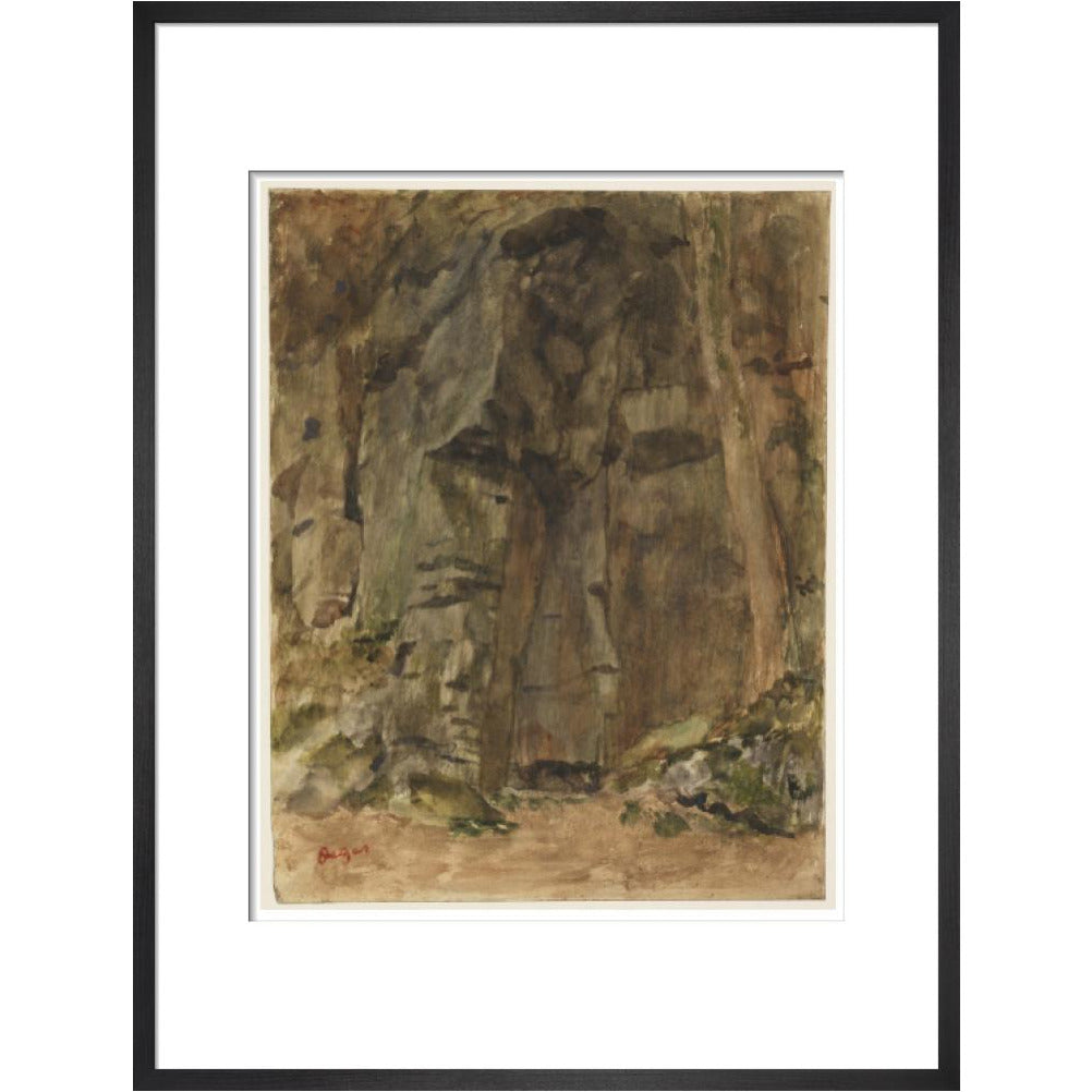 Rocks at Bagnoles-De-L'Orne - Art print