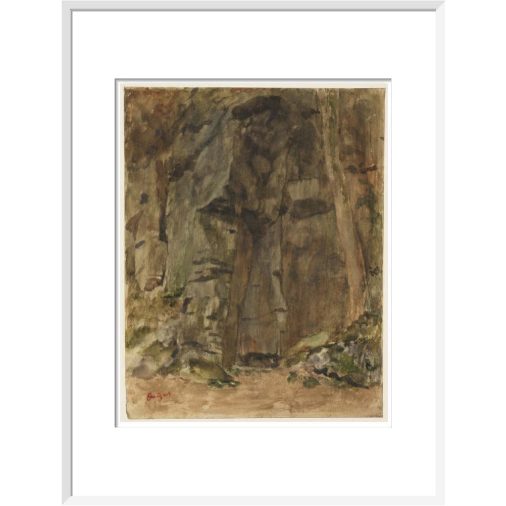 Rocks at Bagnoles-De-L'Orne - Art print