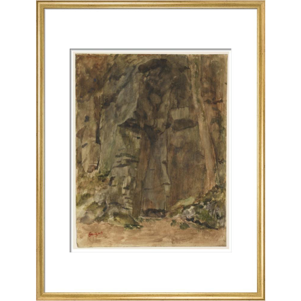 Rocks at Bagnoles-De-L'Orne - Art print
