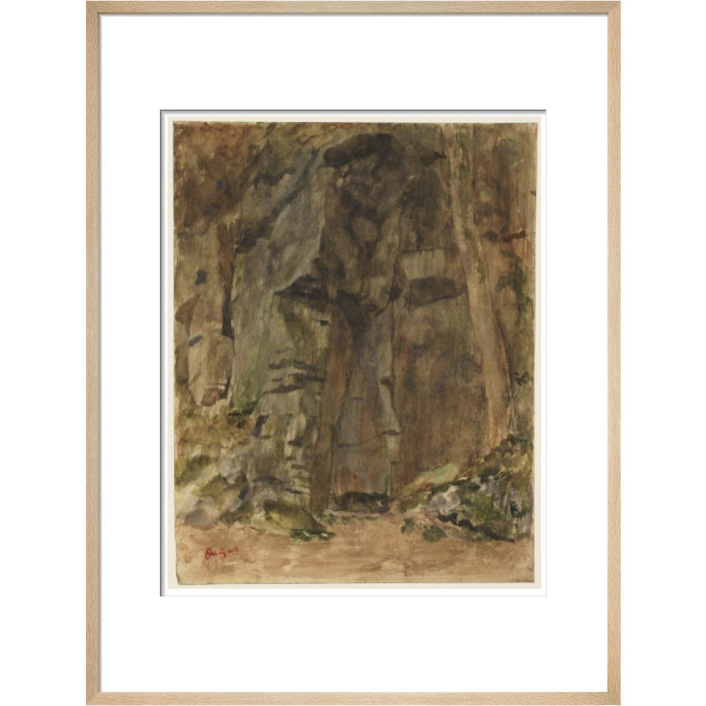 Rocks at Bagnoles-De-L'Orne - Art print