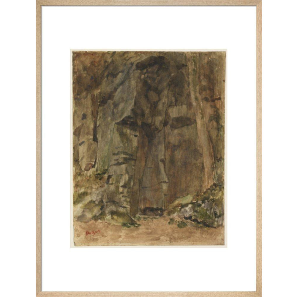Rocks at Bagnoles-De-L'Orne - Art print