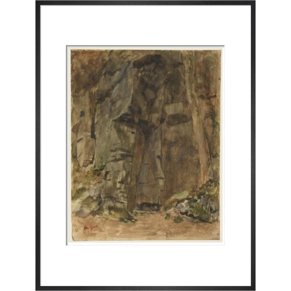 Rocks at Bagnoles-De-L'Orne - Art print