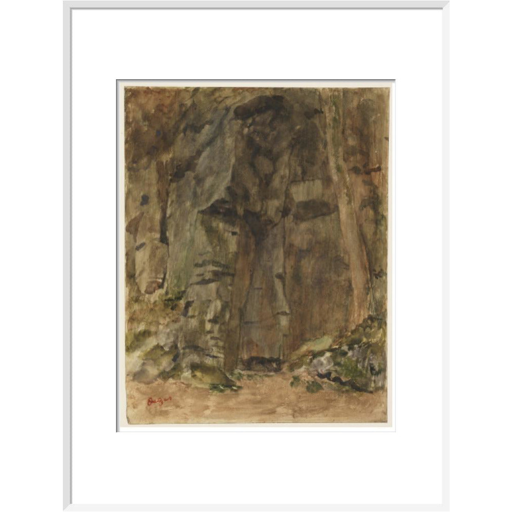 Rocks at Bagnoles-De-L'Orne - Art print