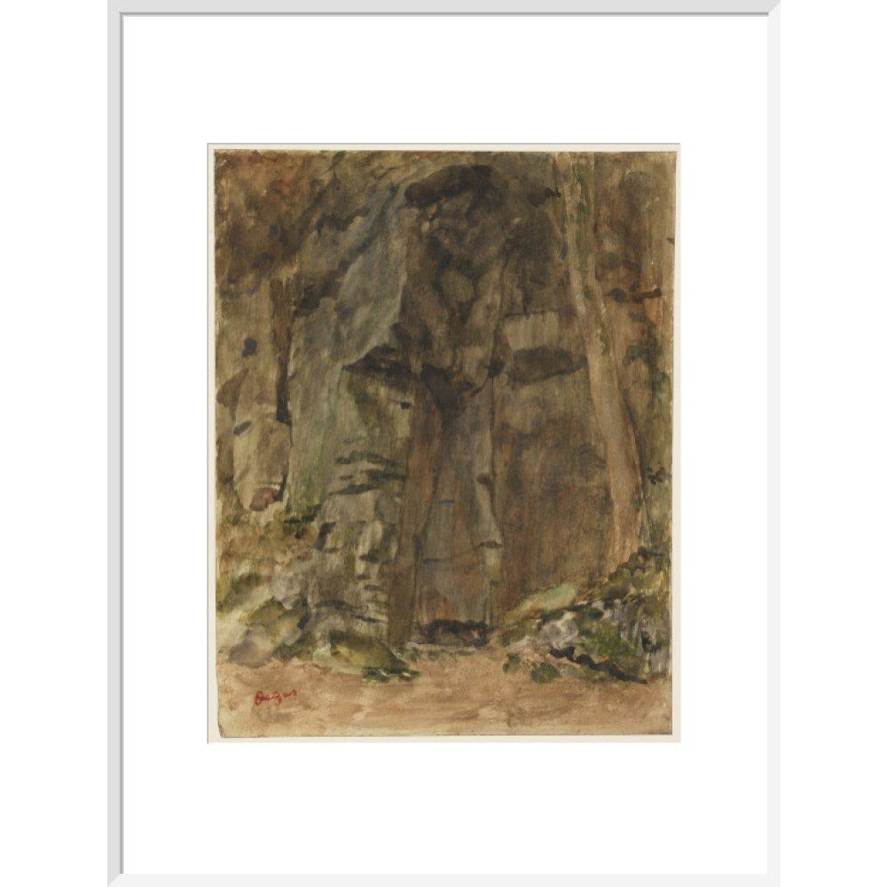 Rocks at Bagnoles-De-L'Orne - Art print