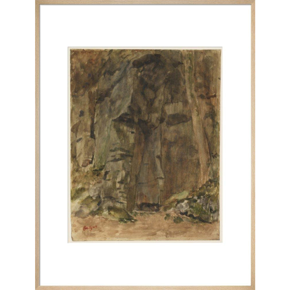 Rocks at Bagnoles-De-L'Orne - Art print