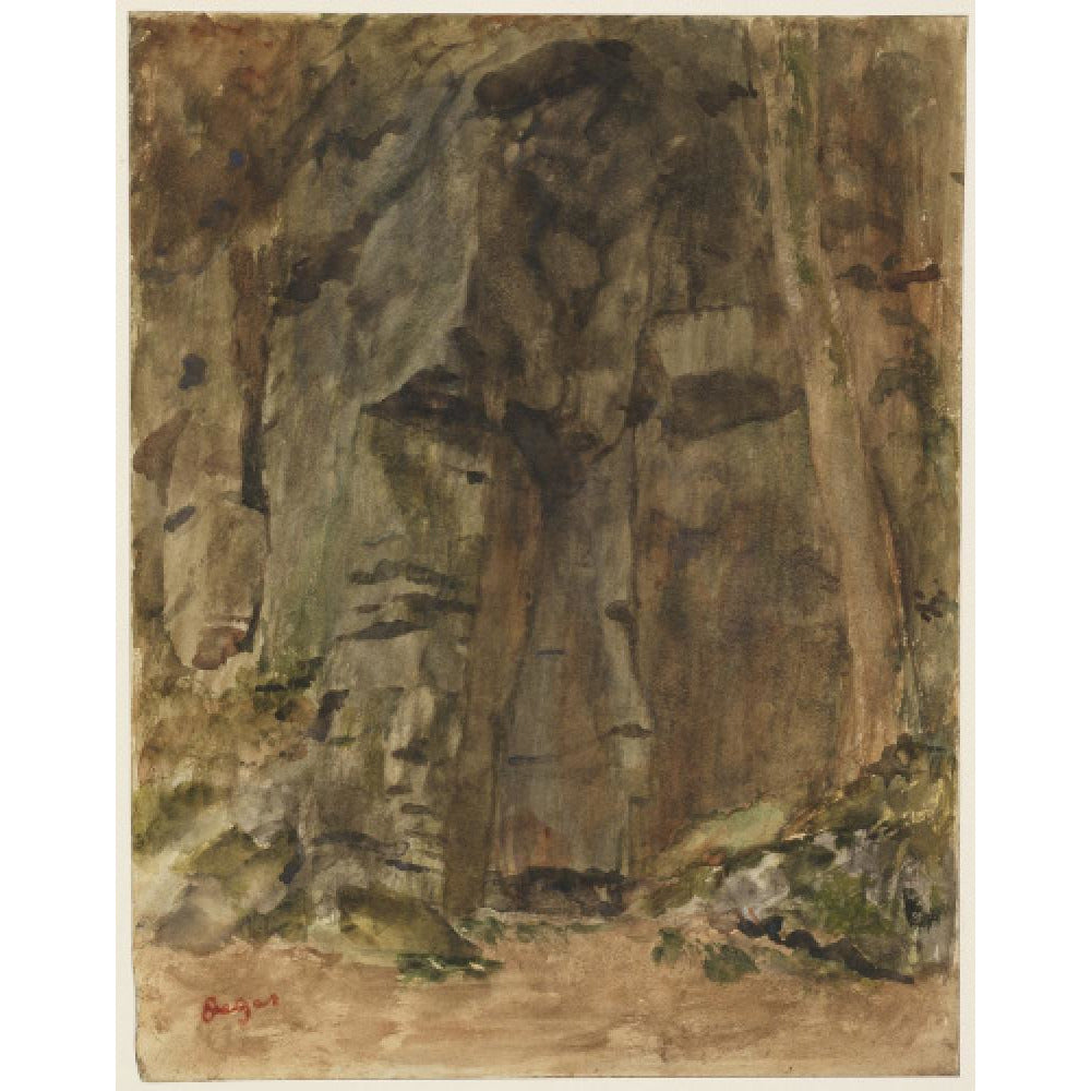 Rocks at Bagnoles-De-L'Orne - Art print
