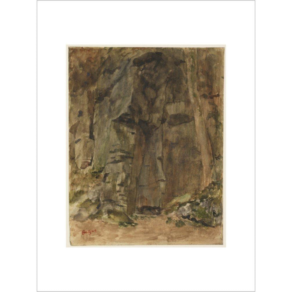 Rocks at Bagnoles-De-L'Orne - Art print