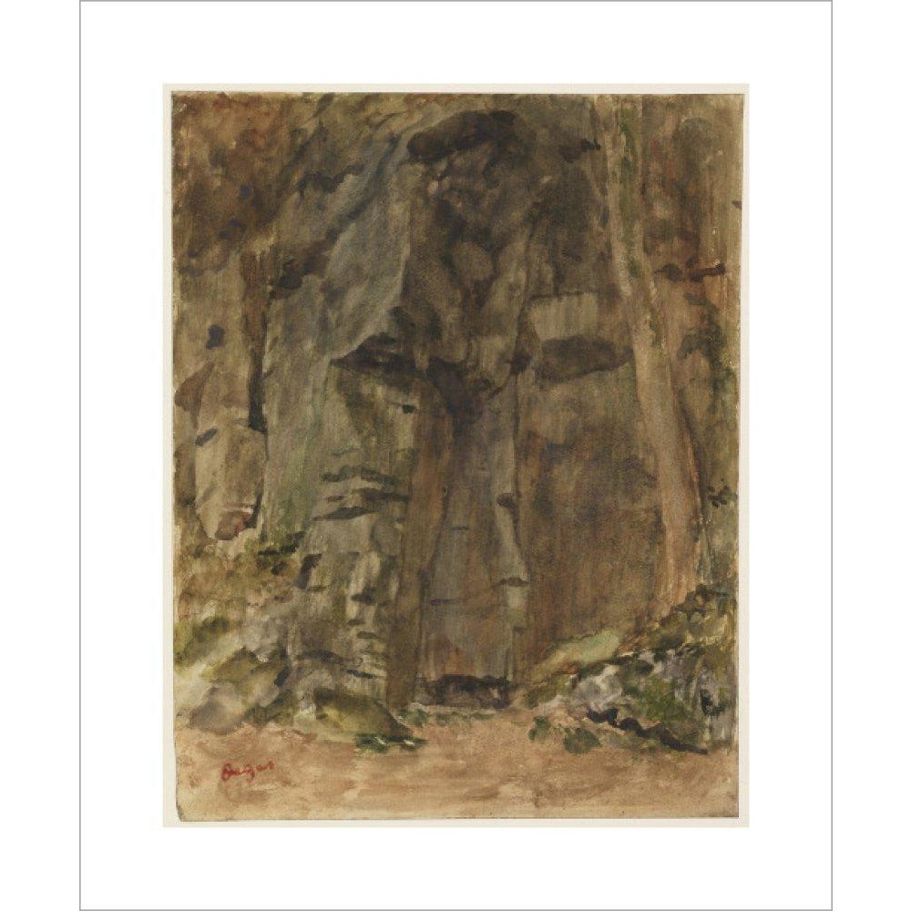 Rocks at Bagnoles-De-L'Orne - Art print