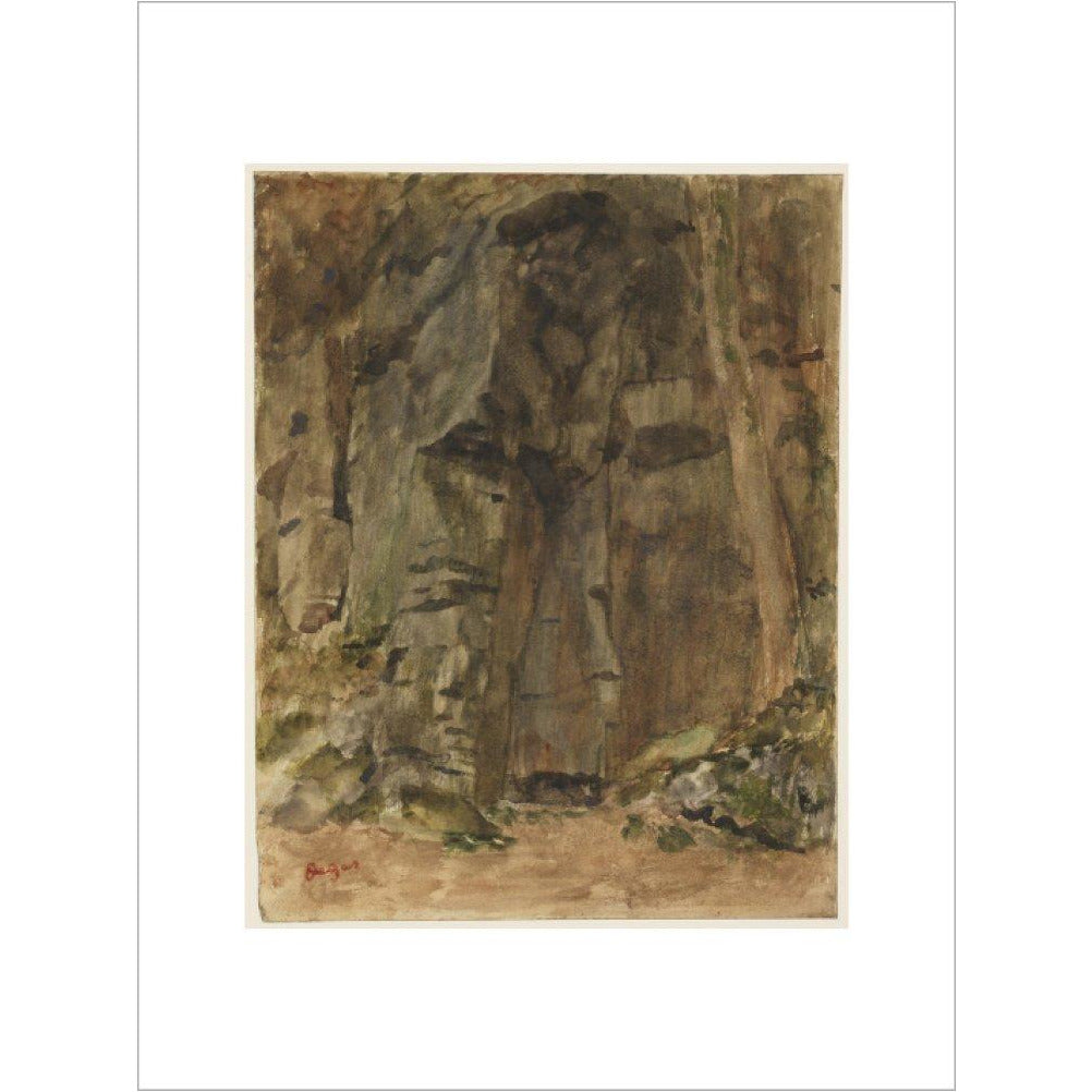 Rocks at Bagnoles-De-L'Orne - Art print
