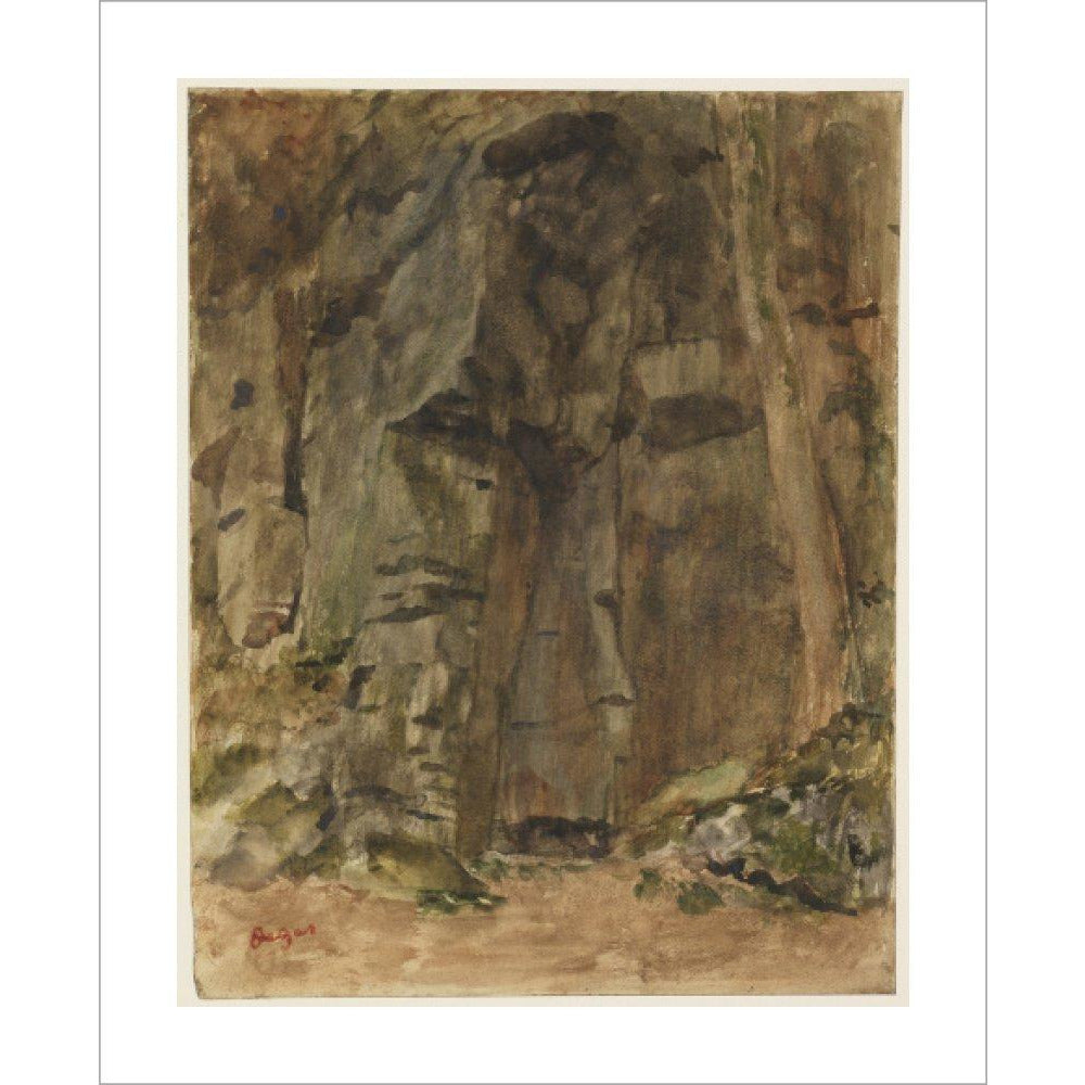 Rocks at Bagnoles-De-L'Orne - Art print