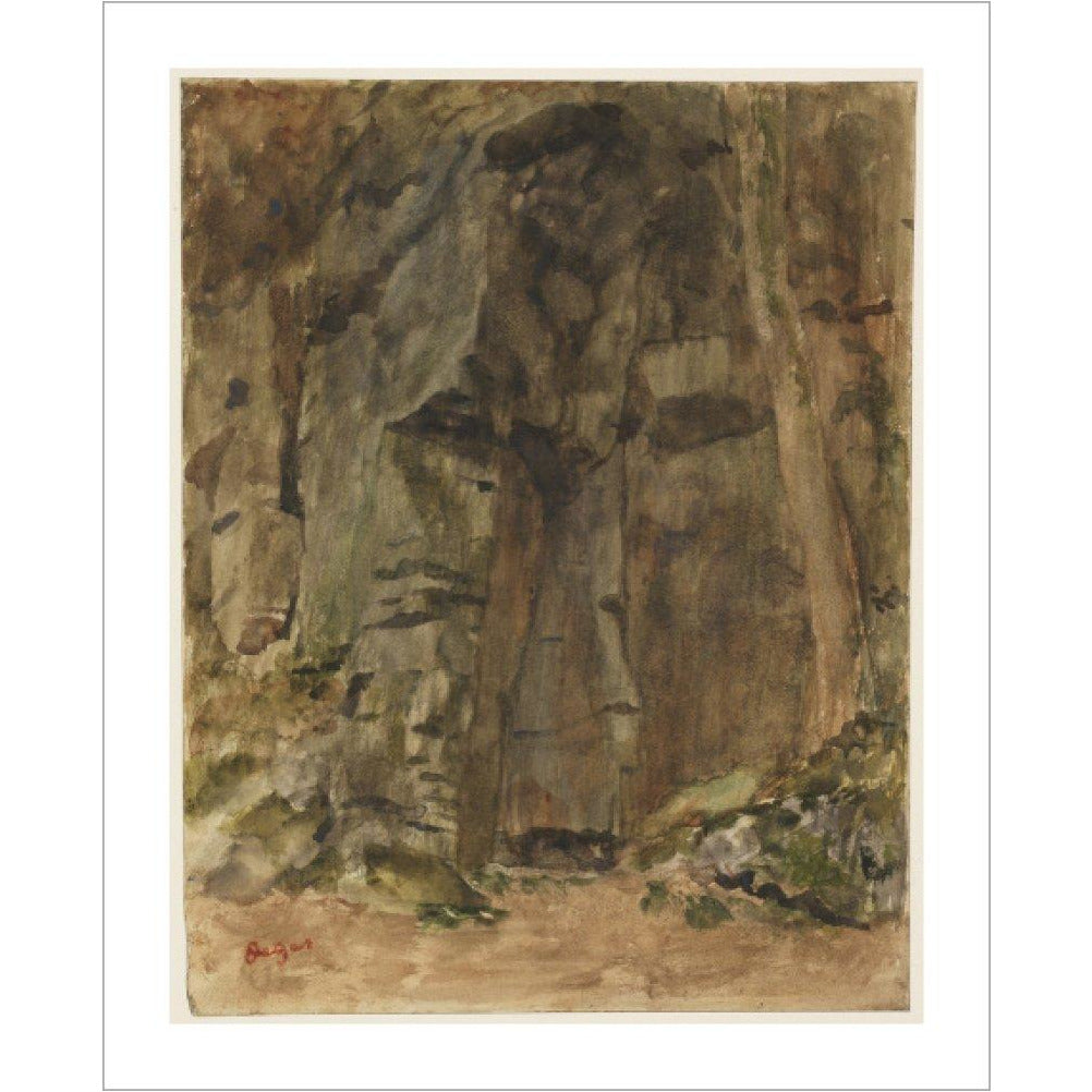 Rocks at Bagnoles-De-L'Orne - Art print