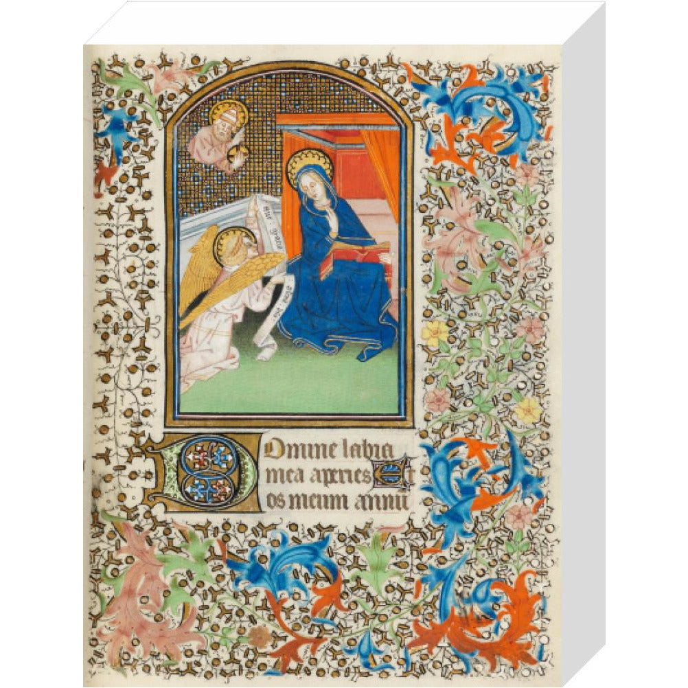 The Annunciation, Besancon Book of Hours - Art print