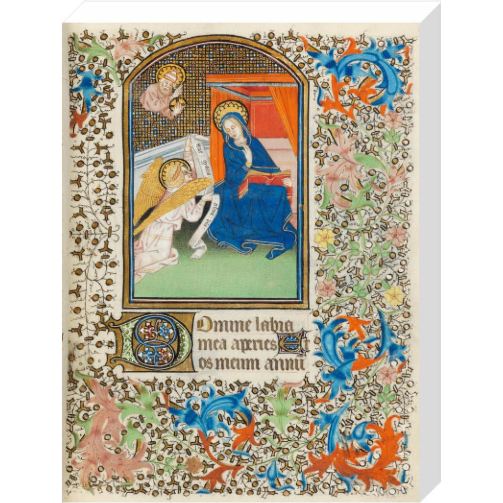 The Annunciation, Besancon Book of Hours - Art print