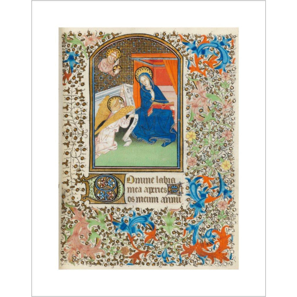 The Annunciation, Besancon Book of Hours - Art print