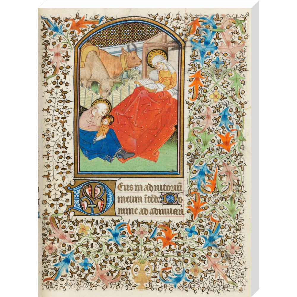 Nativity, with the Virgin reading - Art print