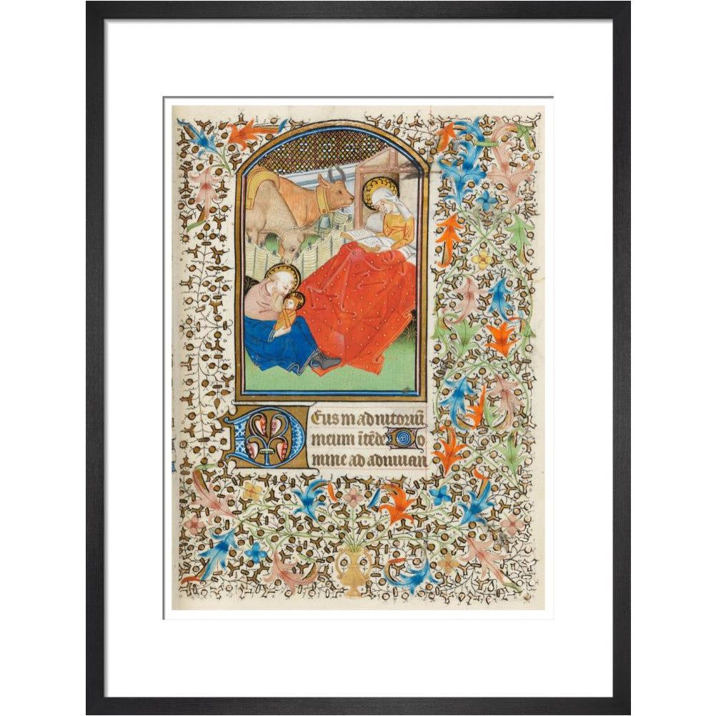 Nativity, with the Virgin reading - Art print