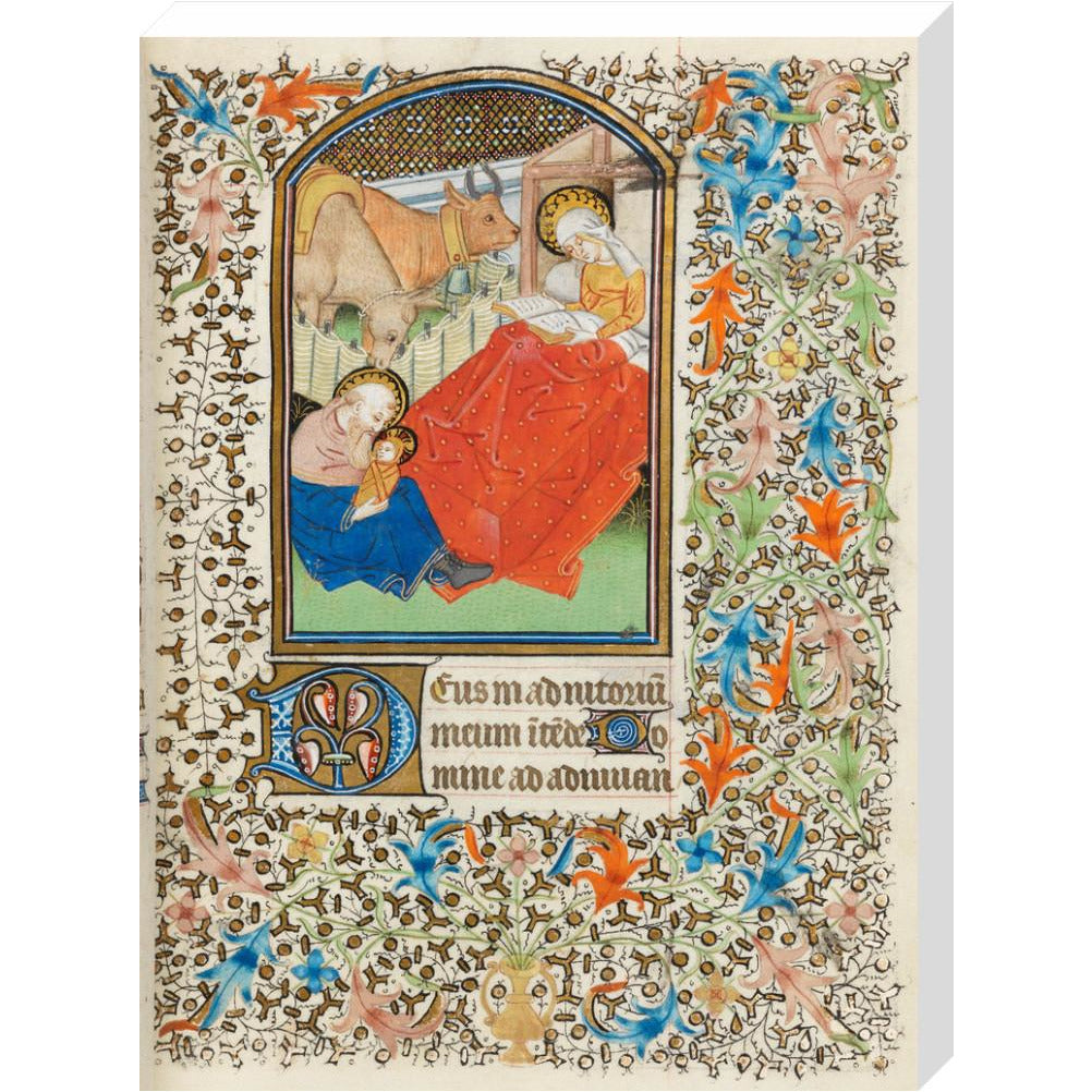 Nativity, with the Virgin reading - Art print