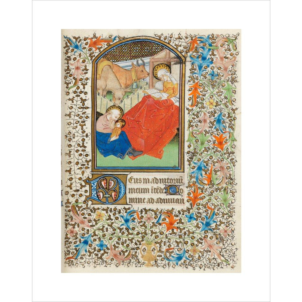 Nativity, with the Virgin reading - Art print