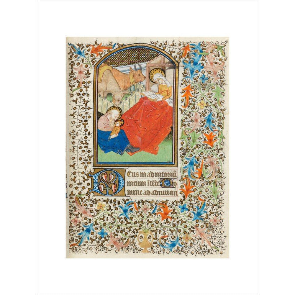 Nativity, with the Virgin reading - Art print