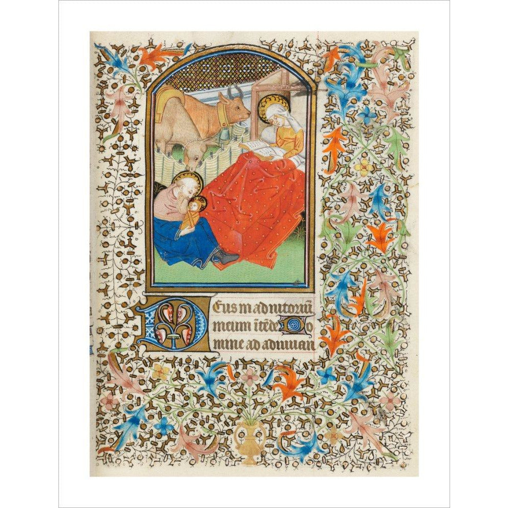 Nativity, with the Virgin reading - Art print