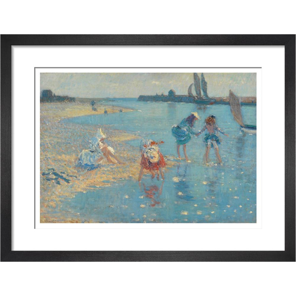 Children Paddling, Walberswick - Art print