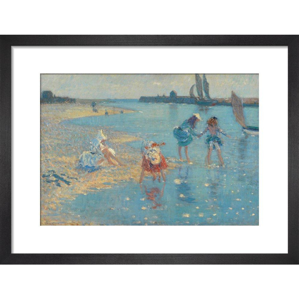 Children Paddling, Walberswick - Art print