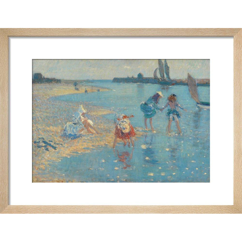 Children Paddling, Walberswick - Art print
