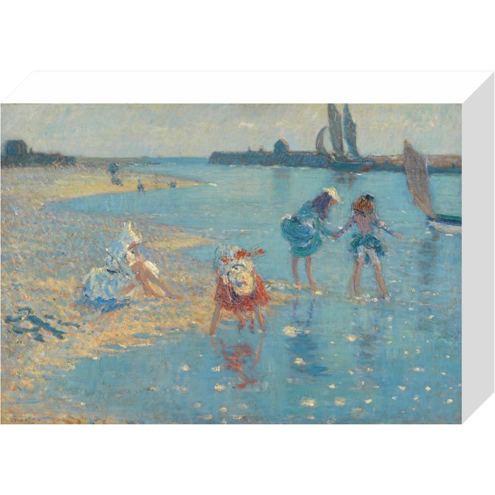 Children Paddling, Walberswick - Art print
