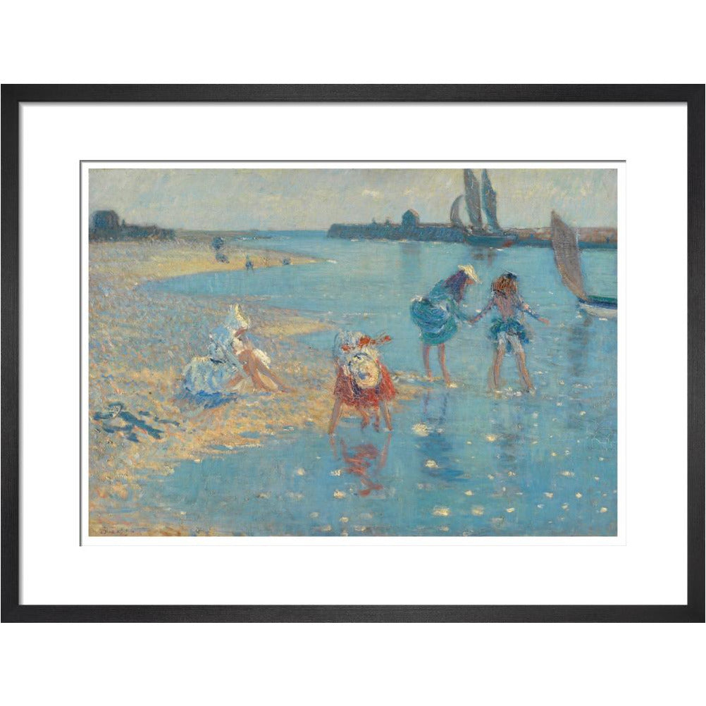 Children Paddling, Walberswick - Art print