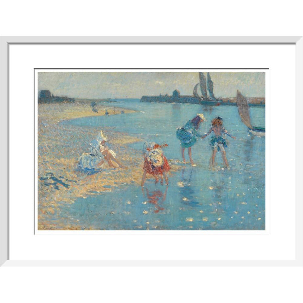 Children Paddling, Walberswick - Art print
