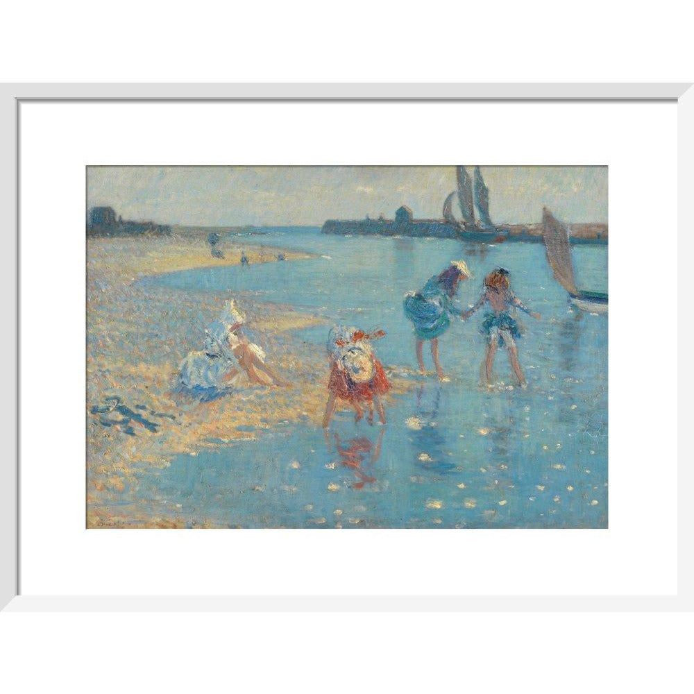 Children Paddling, Walberswick - Art print