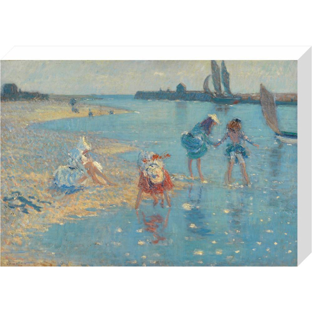 Children Paddling, Walberswick - Art print